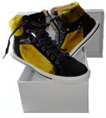 Eksklusiv gul sælskindsstøvle-Sneakers fra Hotsjok